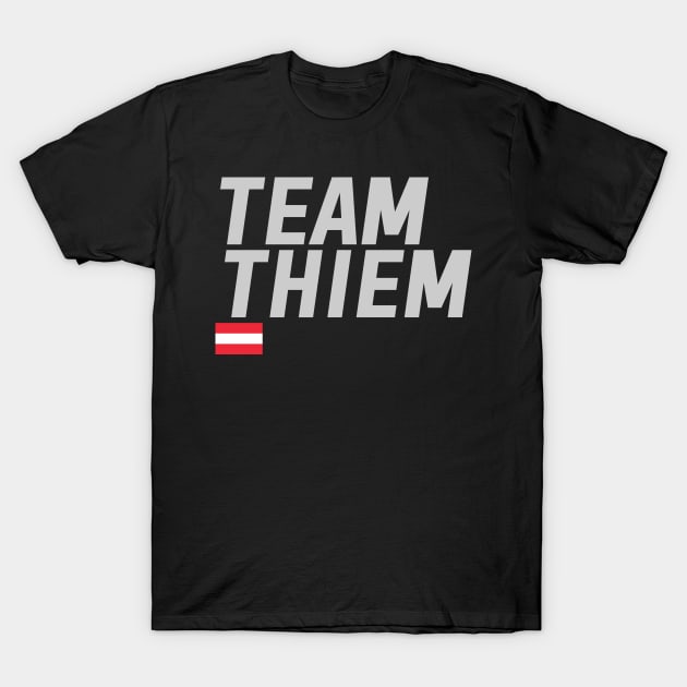 Team Dominic Thiem T-Shirt by mapreduce